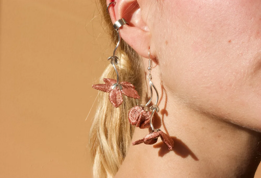 Blossom earrings set — This Ilk - Vintage lace statement jewelry
